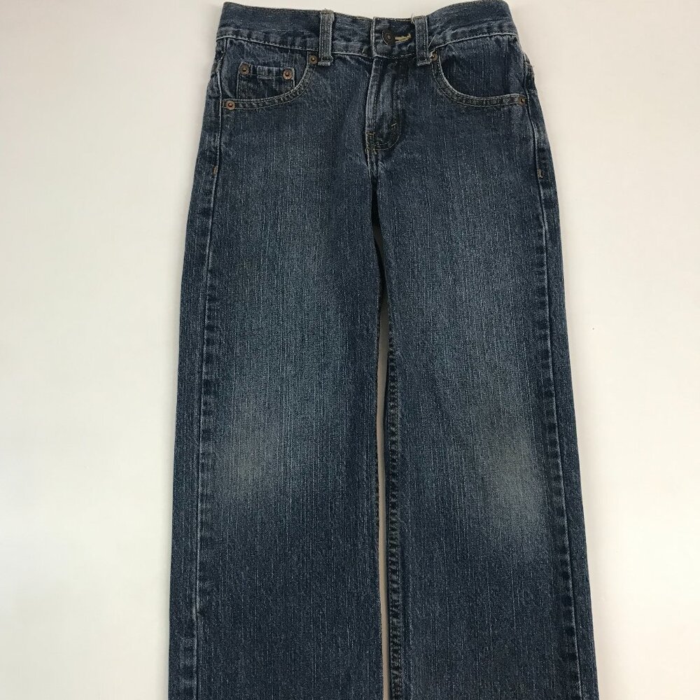Levi's 550 Relaxed Fit 100% Blue Denim Jeans Size 8 Slim W22 x L22